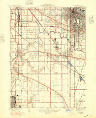 Calumet City Illinois Historical topographic map, 1:24000 scale, 7.5 X 7.5 Minute, Year 1929