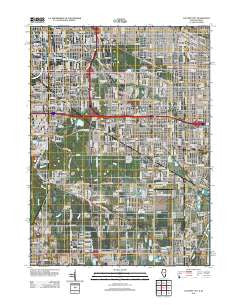 Calumet City Illinois Historical topographic map, 1:24000 scale, 7.5 X 7.5 Minute, Year 2012