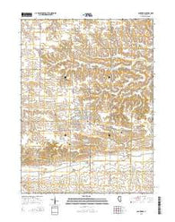 Cambridge Illinois Current topographic map, 1:24000 scale, 7.5 X 7.5 Minute, Year 2015