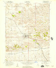 Cambridge Illinois Historical topographic map, 1:24000 scale, 7.5 X 7.5 Minute, Year 1953