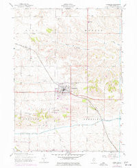 Cambridge Illinois Historical topographic map, 1:24000 scale, 7.5 X 7.5 Minute, Year 1953