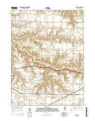 Cameron Illinois Current topographic map, 1:24000 scale, 7.5 X 7.5 Minute, Year 2015