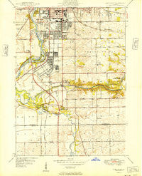 Camp Grant Illinois Historical topographic map, 1:24000 scale, 7.5 X 7.5 Minute, Year 1949