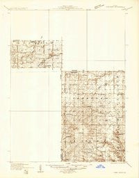 Camp Grove Illinois Historical topographic map, 1:48000 scale, 15 X 15 Minute, Year 1933