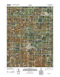 Camp Point Illinois Historical topographic map, 1:24000 scale, 7.5 X 7.5 Minute, Year 2012