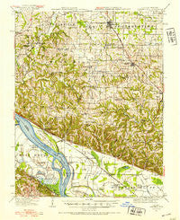Campbell Hill Illinois Historical topographic map, 1:62500 scale, 15 X 15 Minute, Year 1916