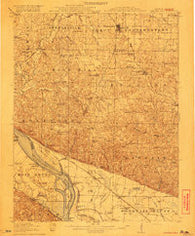 Campbell Illinois Historical topographic map, 1:62500 scale, 15 X 15 Minute, Year 1918
