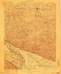 Campbell Illinois Historical topographic map, 1:62500 scale, 15 X 15 Minute, Year 1918