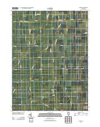 Campus Illinois Historical topographic map, 1:24000 scale, 7.5 X 7.5 Minute, Year 2012