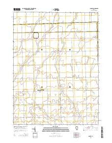 Campus Illinois Current topographic map, 1:24000 scale, 7.5 X 7.5 Minute, Year 2015