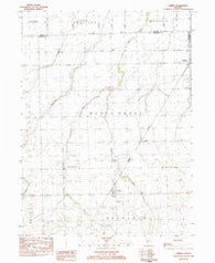 Campus Illinois Historical topographic map, 1:24000 scale, 7.5 X 7.5 Minute, Year 1983