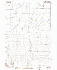 Campus Illinois Historical topographic map, 1:24000 scale, 7.5 X 7.5 Minute, Year 1983