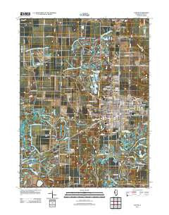 Canton Illinois Historical topographic map, 1:24000 scale, 7.5 X 7.5 Minute, Year 2012