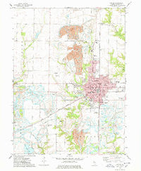 Canton Illinois Historical topographic map, 1:24000 scale, 7.5 X 7.5 Minute, Year 1974
