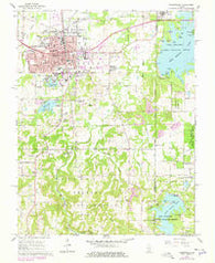 Carbondale Illinois Historical topographic map, 1:24000 scale, 7.5 X 7.5 Minute, Year 1966