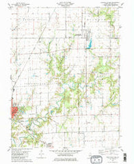 Carlinville East Illinois Historical topographic map, 1:24000 scale, 7.5 X 7.5 Minute, Year 1979