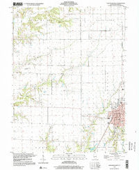 Carlinville West Illinois Historical topographic map, 1:24000 scale, 7.5 X 7.5 Minute, Year 1998
