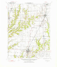 Carlinville Illinois Historical topographic map, 1:62500 scale, 15 X 15 Minute, Year 1931