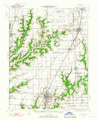 Carlinville Illinois Historical topographic map, 1:62500 scale, 15 X 15 Minute, Year 1931