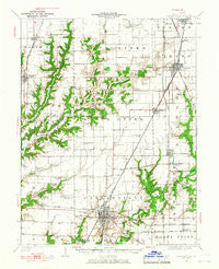 Carlinville Illinois Historical topographic map, 1:62500 scale, 15 X 15 Minute, Year 1931