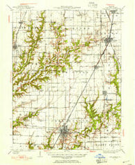 Carlinville Illinois Historical topographic map, 1:62500 scale, 15 X 15 Minute, Year 1931