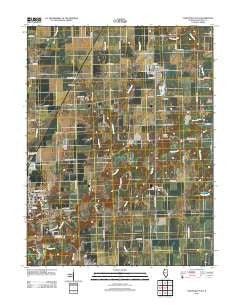 Carlinville East Illinois Historical topographic map, 1:24000 scale, 7.5 X 7.5 Minute, Year 2012