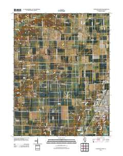 Carlinville West Illinois Historical topographic map, 1:24000 scale, 7.5 X 7.5 Minute, Year 2012
