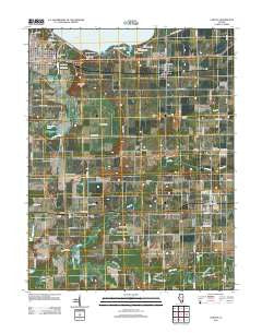 Carlyle Illinois Historical topographic map, 1:24000 scale, 7.5 X 7.5 Minute, Year 2012