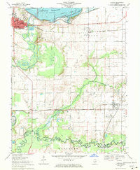 Carlyle Illinois Historical topographic map, 1:24000 scale, 7.5 X 7.5 Minute, Year 1969