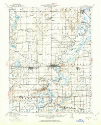 Carlyle Illinois Historical topographic map, 1:62500 scale, 15 X 15 Minute, Year 1948