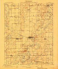 Carlyle Illinois Historical topographic map, 1:62500 scale, 15 X 15 Minute, Year 1910