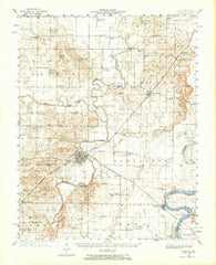 Carmi Illinois Historical topographic map, 1:62500 scale, 15 X 15 Minute, Year 1940