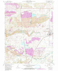 Carrier Mills Illinois Historical topographic map, 1:24000 scale, 7.5 X 7.5 Minute, Year 1961