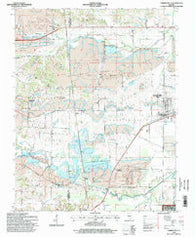 Carrier Mills Illinois Historical topographic map, 1:24000 scale, 7.5 X 7.5 Minute, Year 1996