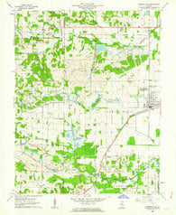 Carrier Mills Illinois Historical topographic map, 1:24000 scale, 7.5 X 7.5 Minute, Year 1961