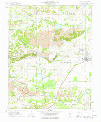 Carrier Mills Illinois Historical topographic map, 1:24000 scale, 7.5 X 7.5 Minute, Year 1961
