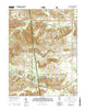Carrier Mills Illinois Current topographic map, 1:24000 scale, 7.5 X 7.5 Minute, Year 2015
