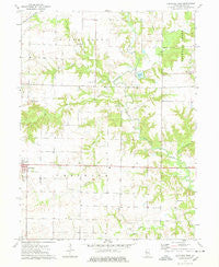 Carthage East Illinois Historical topographic map, 1:24000 scale, 7.5 X 7.5 Minute, Year 1974