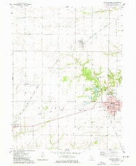 Carthage West Illinois Historical topographic map, 1:24000 scale, 7.5 X 7.5 Minute, Year 1974