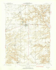 Carthage Illinois Historical topographic map, 1:62500 scale, 15 X 15 Minute, Year 1933