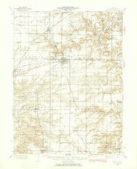 Carthage Illinois Historical topographic map, 1:62500 scale, 15 X 15 Minute, Year 1933