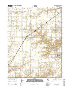 Carthage West Illinois Current topographic map, 1:24000 scale, 7.5 X 7.5 Minute, Year 2015