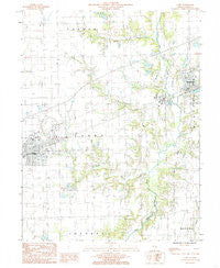 Casey Illinois Historical topographic map, 1:24000 scale, 7.5 X 7.5 Minute, Year 1984