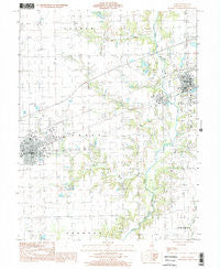Casey Illinois Historical topographic map, 1:24000 scale, 7.5 X 7.5 Minute, Year 1998
