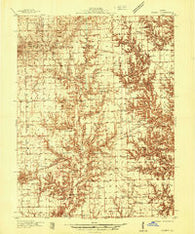 Casey Illinois Historical topographic map, 1:48000 scale, 15 X 15 Minute, Year 1936
