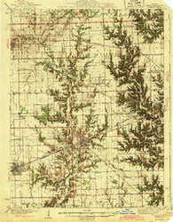 Casey Illinois Historical topographic map, 1:62500 scale, 15 X 15 Minute, Year 1943