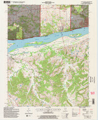 Cave-In-Rock Illinois Historical topographic map, 1:24000 scale, 7.5 X 7.5 Minute, Year 1996