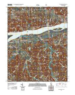 Cave-in-Rock Illinois Historical topographic map, 1:24000 scale, 7.5 X 7.5 Minute, Year 2011