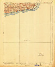 Cave in Rock Illinois Historical topographic map, 1:62500 scale, 15 X 15 Minute, Year 1916