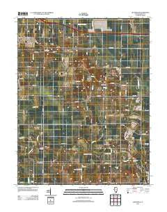 Centerville Illinois Historical topographic map, 1:24000 scale, 7.5 X 7.5 Minute, Year 2012